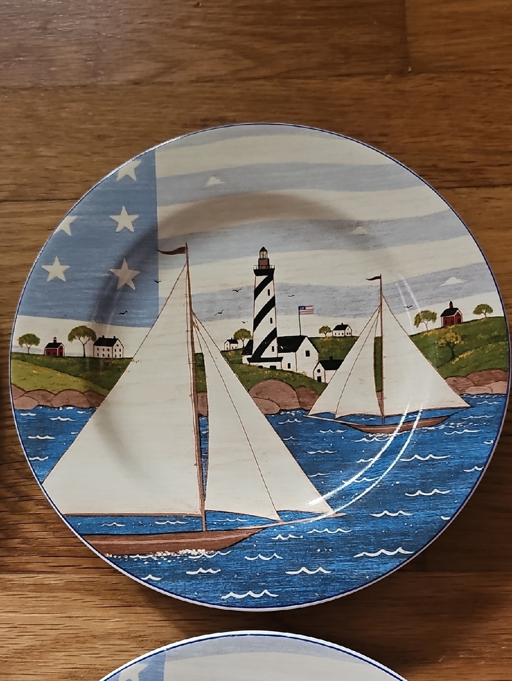 1999 Warren Kimble Dishes America the Beautiful Bundle Qty 4 - Picture 6 of 9